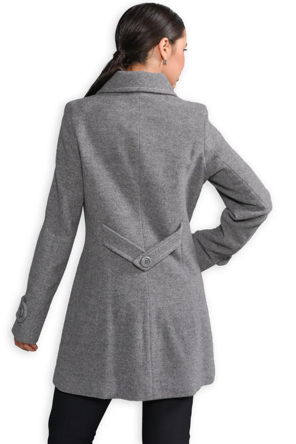 Women's Natural Wool Coat