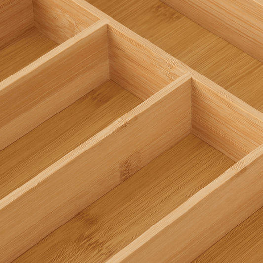 BAMBOO DRAWER CUTLERY HOLDER